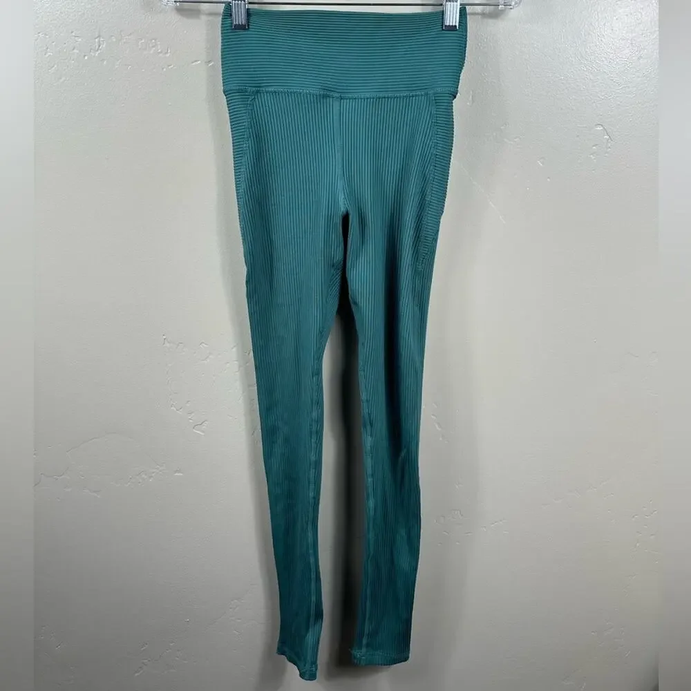 Glyder Jubilant Legging: Dark Teal Green Size XS - Picture 3 of 9